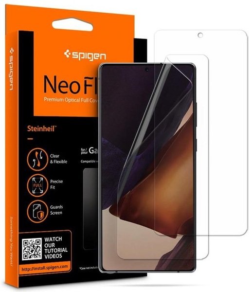 Акция на Защитная пленка Spigen для Galaxy Note 20 Neo Flex HD (2 pack) от MOYO