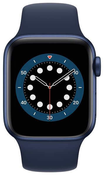 

Смарт-часы Apple Watch Series 6 GPS 40mm Blue Aluminium Case with Deep Navy Sport Band Regular