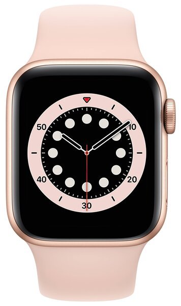 

Смарт-часы Apple Watch Series 6 GPS 40mm Gold Aluminium Case with Pink Sand Sport Band Regular