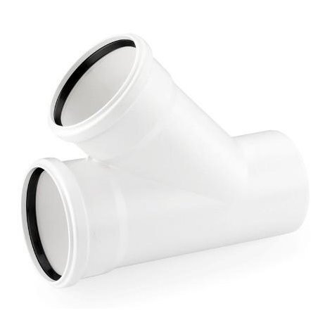 

Тройник канализационный Rehau Raupiano Plus, 110-110-45 °