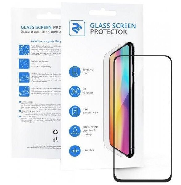 

Стекло 2E для Galaxy M21 (215F) 2.5D FCFG Black border