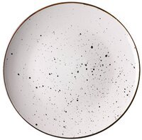Тарелка обеденная Ardesto Bagheria 26 см, Bright white (AR2926WGC)