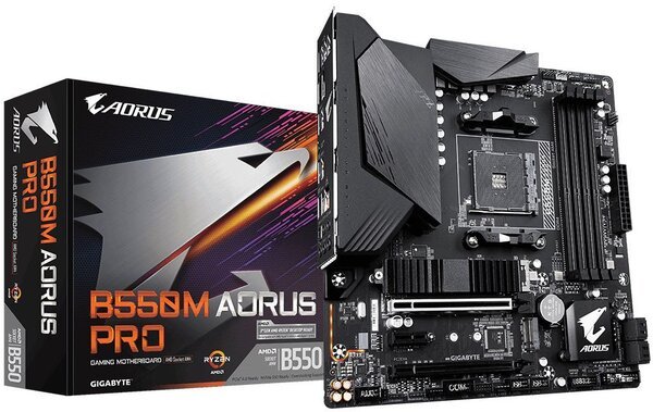 

Материнская плата GIGABYTE B550M AORUS PRO