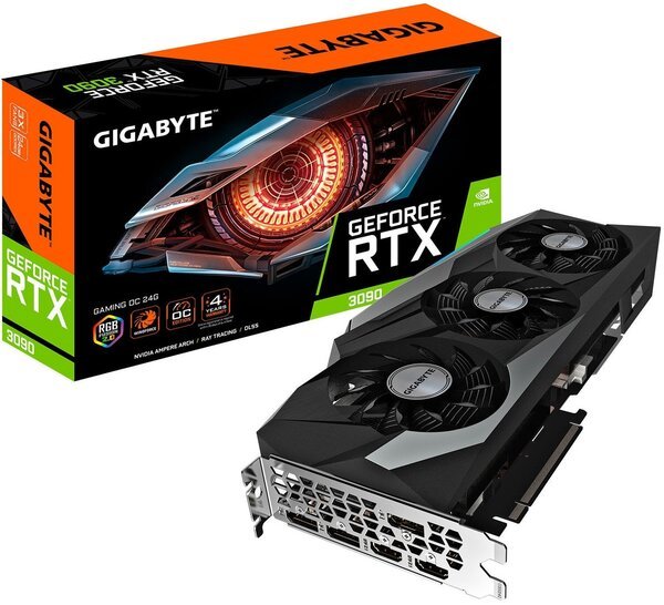 

Видеокарта GIGABYTE GeForce RTX3090 24GB GDDR6 GAMING OC