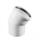 Отвод канализационный Rehau Raupiano Plus, 50-30 °