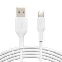  Кабель Belkin USB-A – Lightning, 1m, PVC, white 