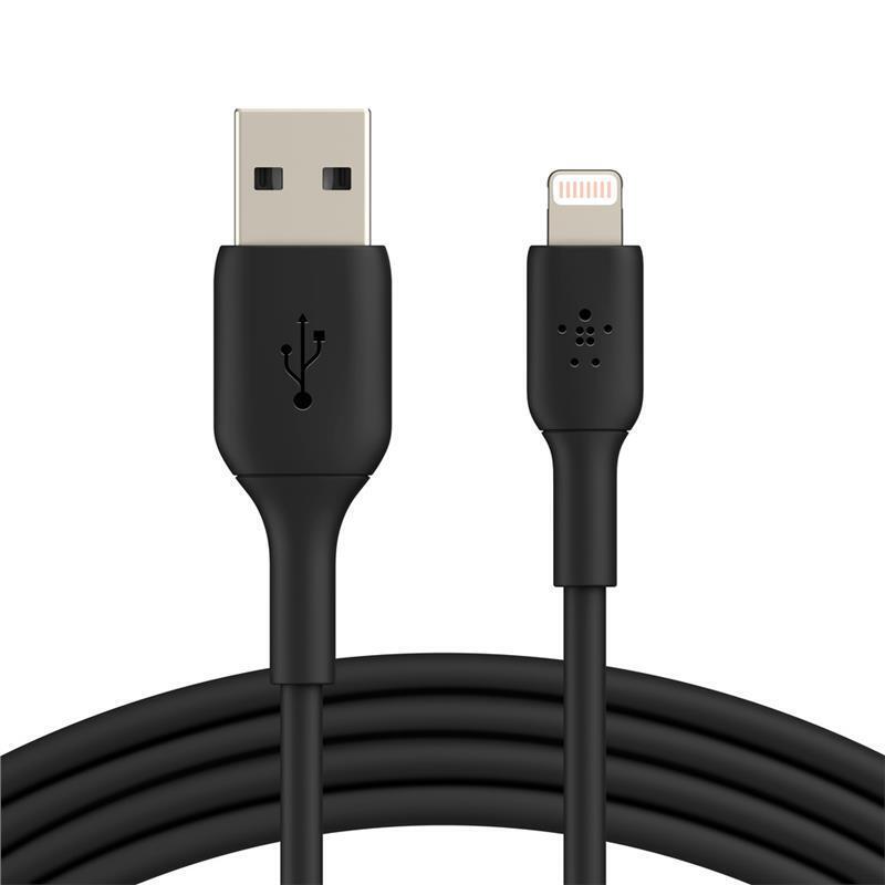 Акція на Кабель Belkin USB-A - Lightning, 3m, PVC, black від MOYO
