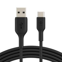 Кабель Belkin USB-A - USB-С, PVC, 2m, black