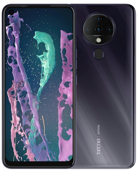 

Смартфон TECNO Spark 6 (KE7) 4/64Gb DS Comet Black
