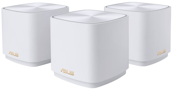 Акція на Mesh-система ASUS ZenWiFi XD4 3PK white (XD4-3PK-WHITE) від MOYO