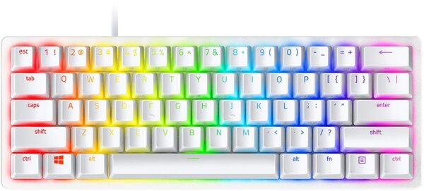 

Игровая клавиатура Razer Huntsman Mini Mercury Edition Purple Switch US Layout (RZ03-03390300-R3M1)