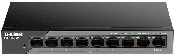 

Коммутатор D-Link DSS-100E-9P