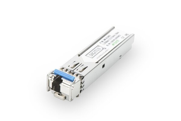 

Модуль DIGITUS SFP 1.25 Gbps, SM 20km, LC Simplex, 1000Base-LX, Tx1310nm/Rx1550nm, HP-compatible