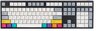 Игровая клавиатура Varmilo VA108M CMYK Cherry MX Red (VA108MR2W/LLK12RB) фото