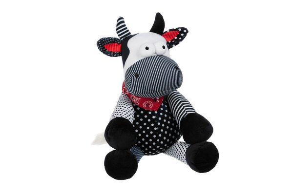 

Мягкая игрушка Same Toy Корова/Бык, черно-белый, 30см (A1057/30)