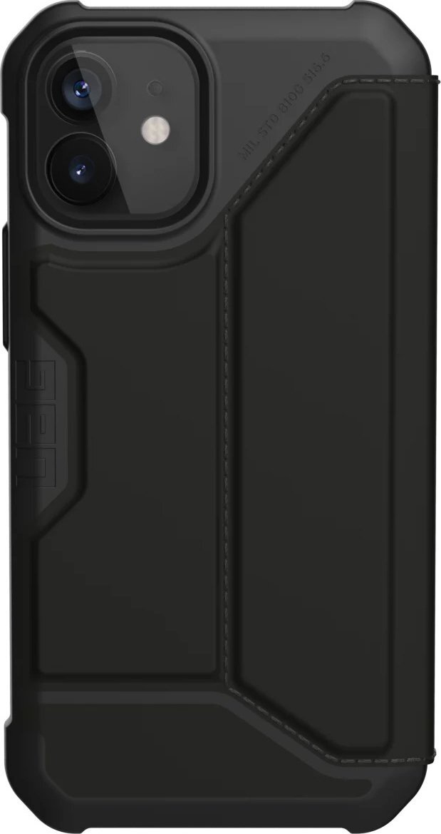 

Чехол UAG для iPhone 12 mini Metropolis (PU) SATN Black (112346113840)