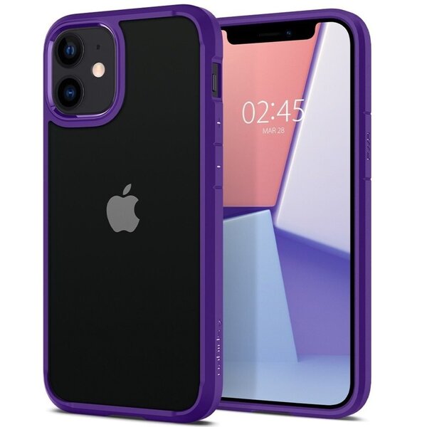 

Чехол Spigen для iPhone 12 mini Crystal Hybrid Hydrangea Purple