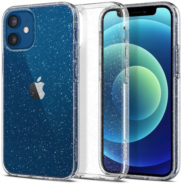 Акция на Чехол Spigen для iPhone 12 mini Liquid Crystal Glitter Crystal Quartz от MOYO