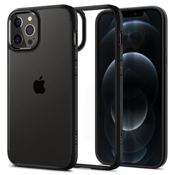 

Чехол Spigen для iPhone 12 Pro Max Crystal Hybrid Matte Black (ACS01477)