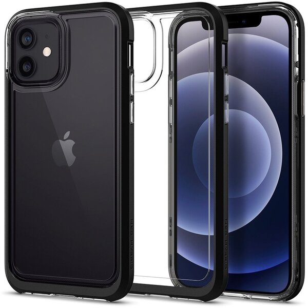 

Чехол Spigen для iPhone 12/12 Pro Neo Hybrid Crystal Black