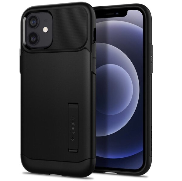 

Чехол Spigen для iPhone 12/12 Pro Slim Armor Black