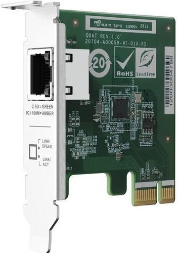 

Адаптер QNAP Single-port 2.5 GbE RJ45 network expansion (QXG-2G1T-I225)