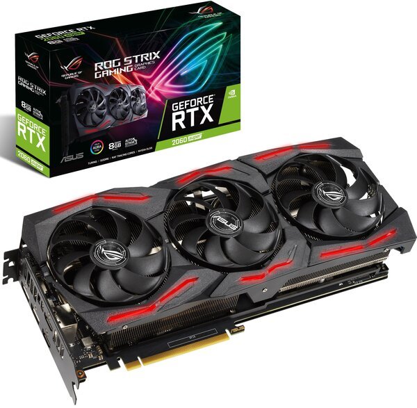 

Видеокарта ASUS GeForce RTX2060 SUPER 8GB GDDR6 GAMING STRIX Advanced EVO V2 (STRIX-RTX2060S-A8GEVOV2G)