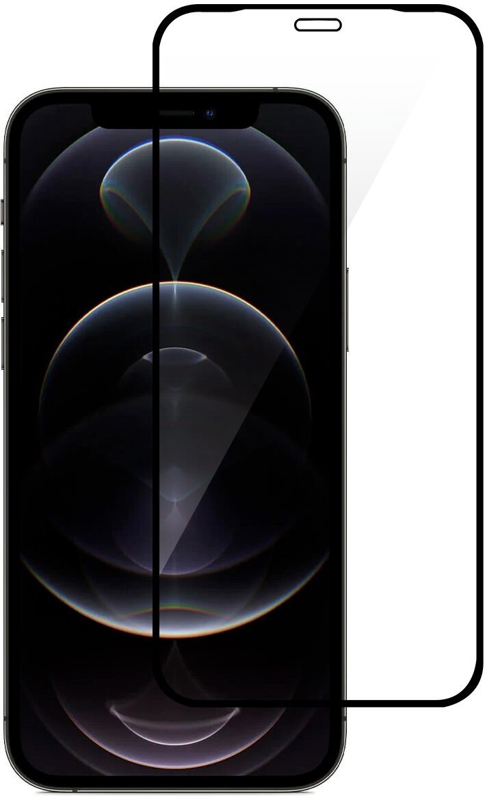 Акція на Защитное стекло 2E для Apple iPhone 12 Pro Max 2.5D FCFG Black Border від MOYO