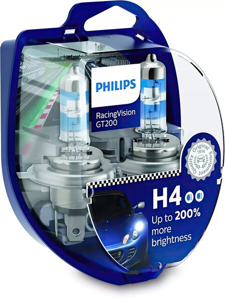 

Лампа галогенная Philips H4 RACING VISION