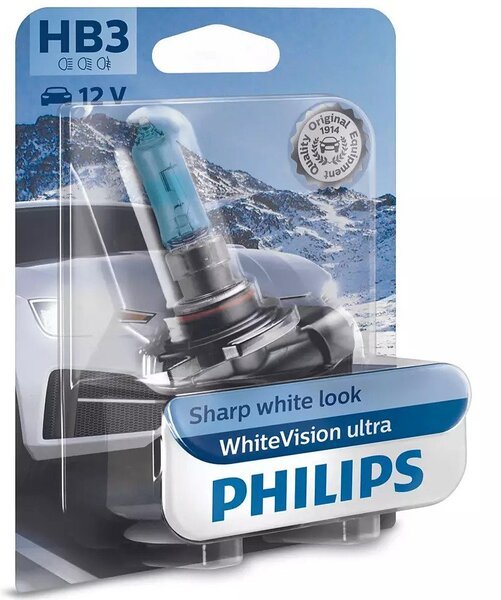 

Лампа галогенная Philips HB3 WhiteVision Ultra