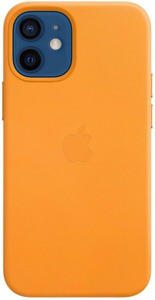 

Чехол Apple для iPhone 12 mini Leather Case with MagSafe California Poppy (MHK63ZE/A)