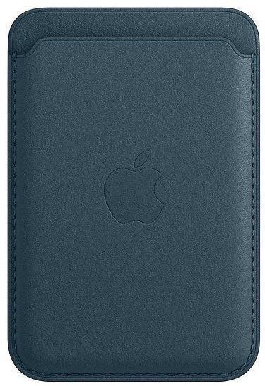 

Чехол-бумажник Apple для iPhone Leather Wallet with MagSafe Baltic Blue (MHLQ3ZE/A)