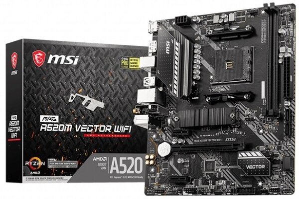 

Материнcкая плата MSI MAG A520M VECTOR WIFI