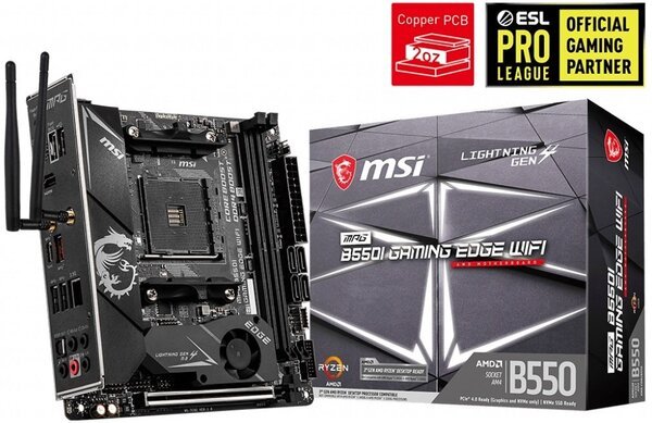 

Материнcкая плата MSI MPG B550I GAMING EDGE WIFI