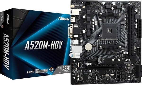 

Материнская плата ASRock A520M-HDV