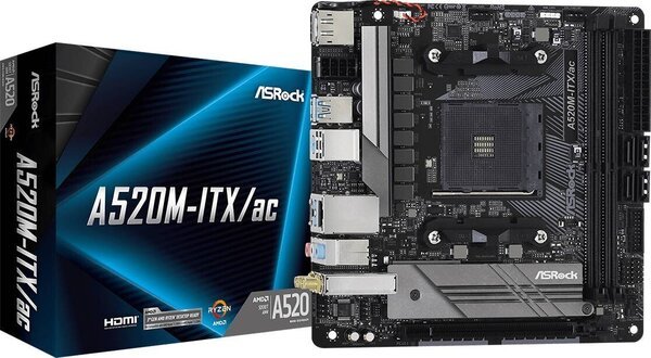 

Материнская плата ASRock A520M-ITX/AC