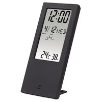 Термометр/гигрометр HAMA TH-140, с индикатором погоды, black