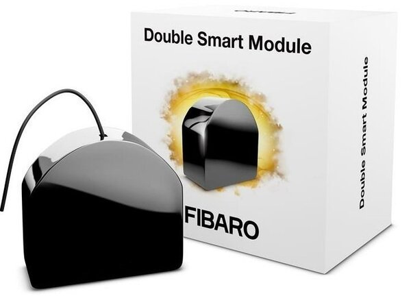Умное реле Fibaro Smart Module, Z-Wave, черный (FGS-214)