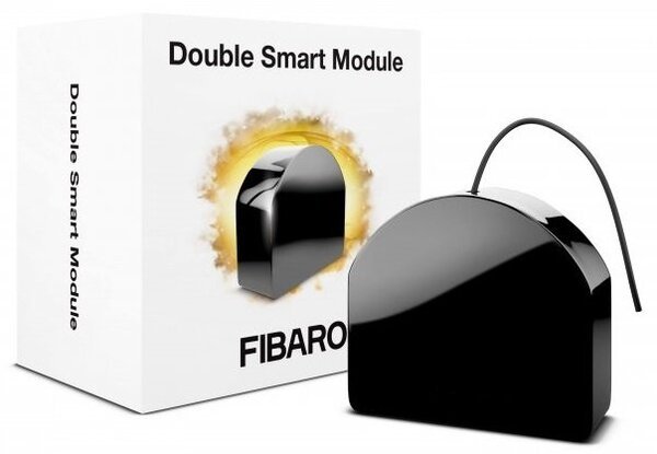 Умное реле Fibaro Relay Switch 2x1.5kW, Z-Wave, 230V, черный (FGS-224)