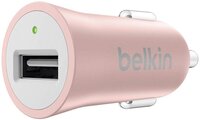 Автомобильное зарядное устройство Belkin Mixit Premium 2.4A Rose Gold (F8M730BTC00)