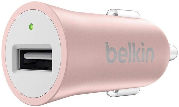 Акція на Автомобильное зарядное устройство Belkin Mixit Premium 2.4A Rose Gold (F8M730BTC00) від MOYO