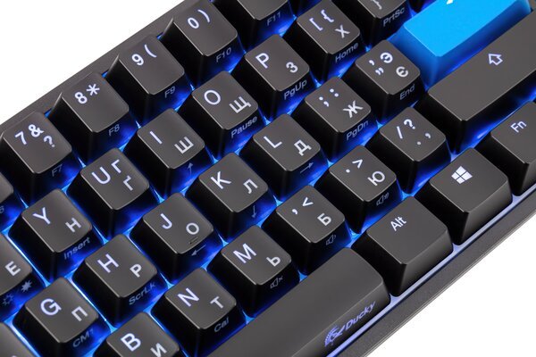 

Игровая клавиатура Ducky One 2 Mini Cherry Blue Black-White (DKON2061ST-CURALAZT1)