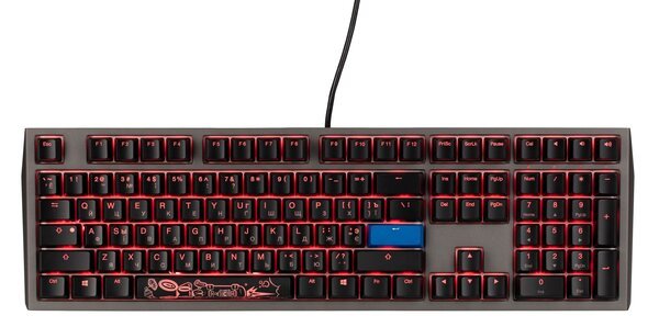 

Игровая клавиатура Ducky Shine 7 Cherry Red Grey-Black (DKSH1808ST-RURALAHT1)