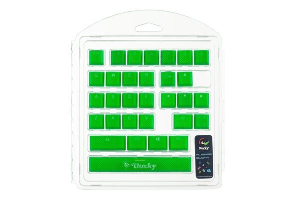 

Набор кейкапов Ducky Rubber, Green