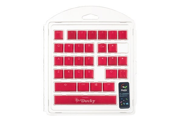 

Набор кейкапов Ducky Rubber, Red