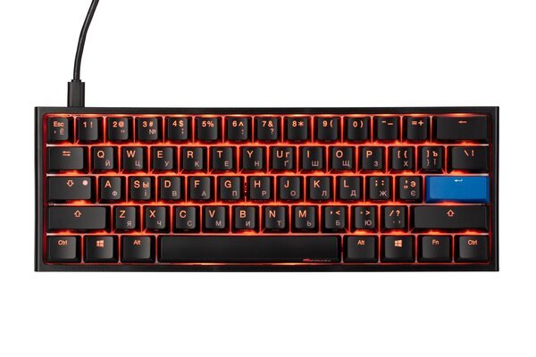 

Игровая клавиатура Ducky One 2 Mini Cherry Brown Black-White (DKON2061ST-BURALAZT1)