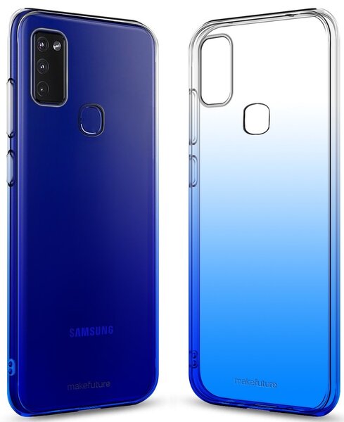 

Чехол MakeFuture для Galaxy M51 Gradient Clear TPU Blue (MCG-SM51BL)