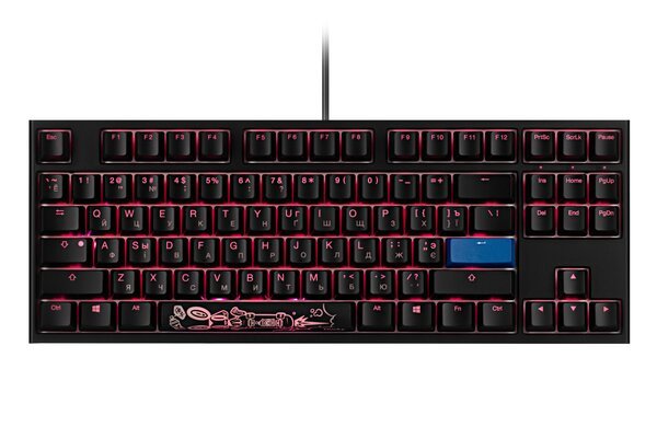 

Игровая клавиатура Ducky One 2 TKL Cherry Brown Black-White (DKON1787ST-BURALAZT1)