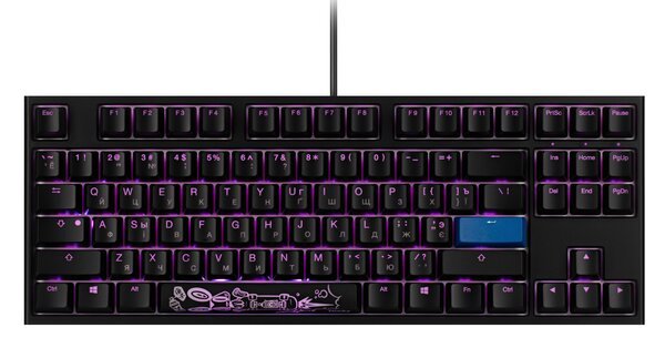 

Игровая клавиатура Ducky One 2 TKL Cherry Red Black-White (DKON1787ST-RURALAZT1)