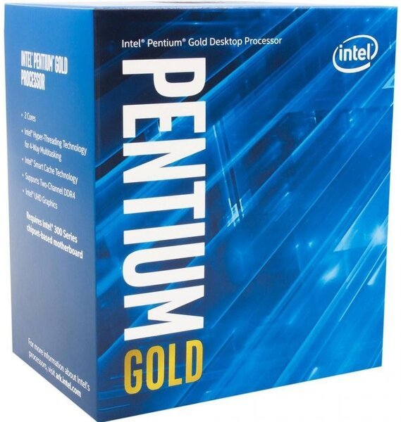 

Процессор Intel Pentium Gold G6500 2/4 4.1GHz (BX80701G6500)